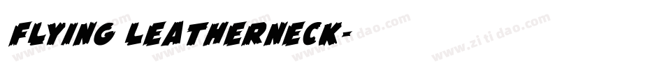 Flying Leatherneck字体转换